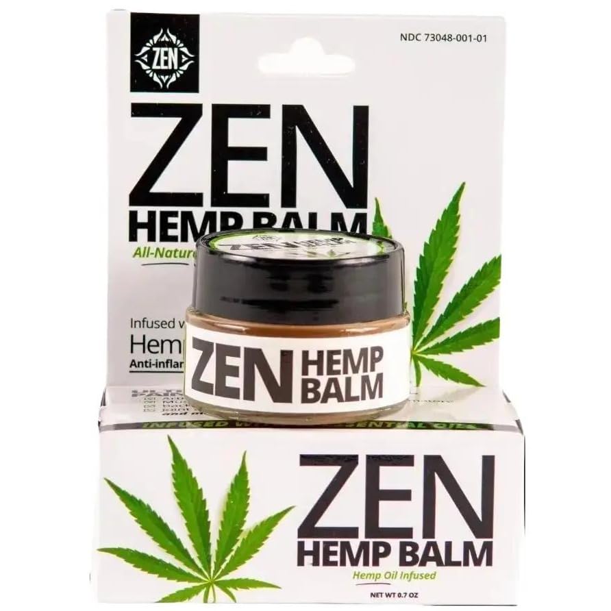 ZEN Hemp Balm – Concentrated Plant-Based Topical Balm – 0.7 oz ZENBuy Supplements Australia