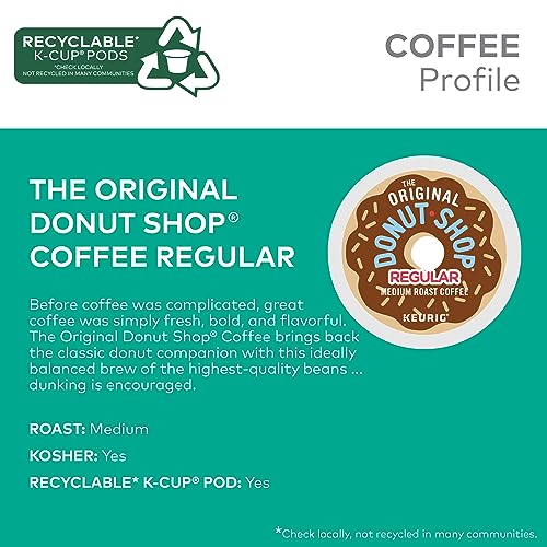 The Original Donut Shop Regular Keurig Single-Serve K-Cup Pods, Medium Roast Coffee The Original Donut ShopBuy Supplements Australia