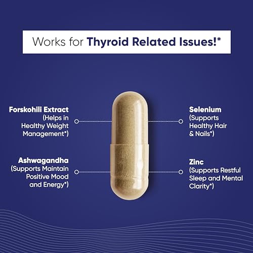 Sandhu's Thyroid Support Complex with Iodine Supplement|60 Capsules, 30 Days Supply Sandhu'sBuy Supplements Australia