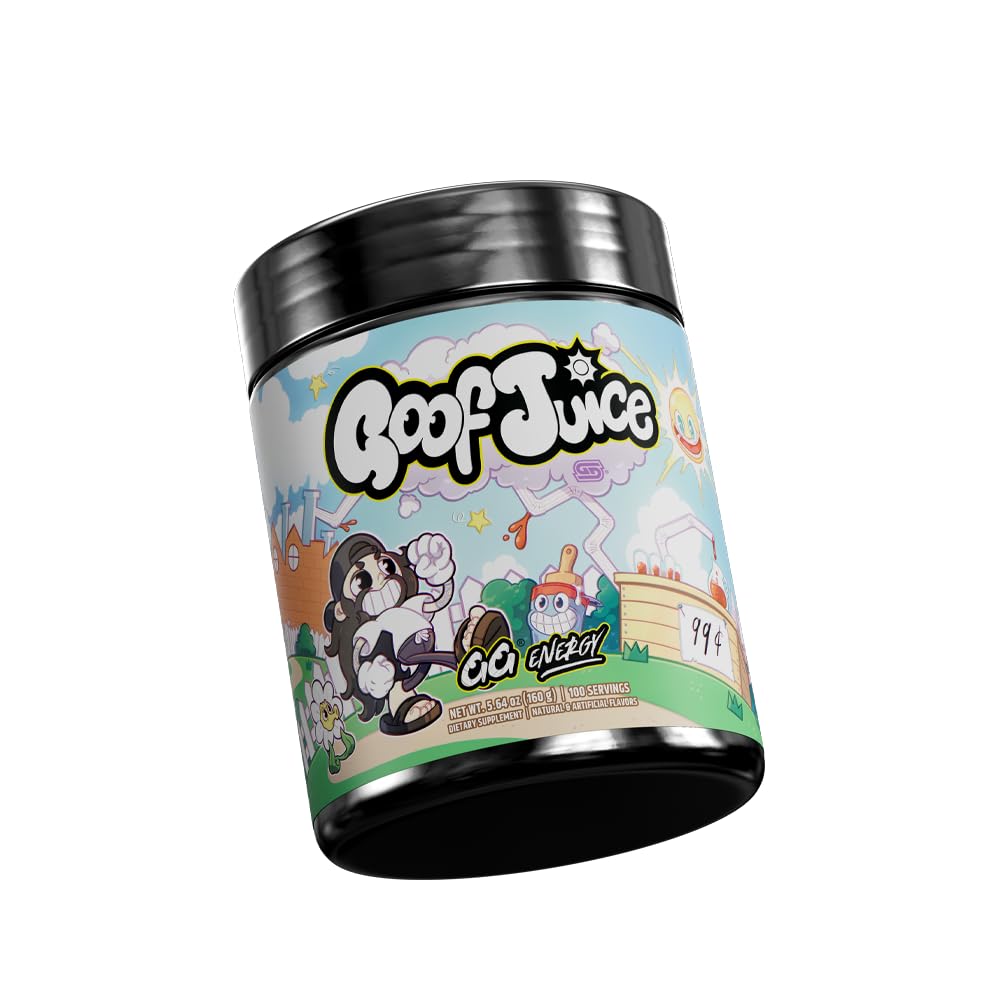 Gamer Supps GG Energy - Goof Juice by MoistCr1TiKaL (100 Servings) - Keto Friendly Gaming Energy and Nootropic Blend, Sugar Free + Organic Caffeine + Vitamins + Immune Support, Powder Drink Gamer SuppsBuy Supplements Australia