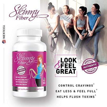 Skinny Fiber 120 Capsules, Appetite Suppressant Effective Weight Management for Women Skinny FiberBuy Supplements Australia