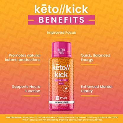 Pruvit Keto Kick Strawberry Kiwi Exogenous Ketones Exalt The Benefits of Natural Slim PRÜVITBuy Supplements Australia