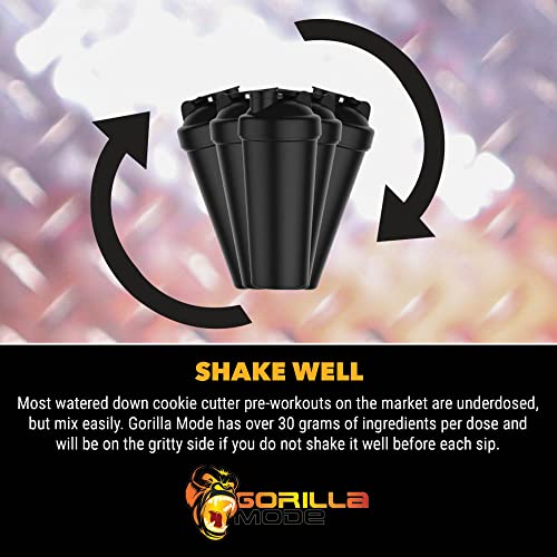 Gorilla Mode Pre Workout - Massive Pumps · Laser Focus · Energy · Power - L-Citrulline Gorilla MindBuy Supplements Australia