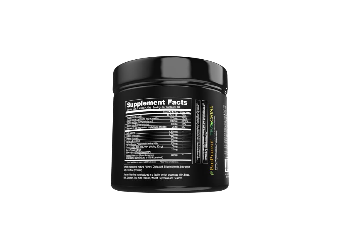 Project #1 Quantum-X Nutrition: Advanced Pre-Workout Powder for Men and Women | Natural Ingredients Enriched Formula - Improve Energy, Metabolism, and Focus - 30 Servings - Orange Mango