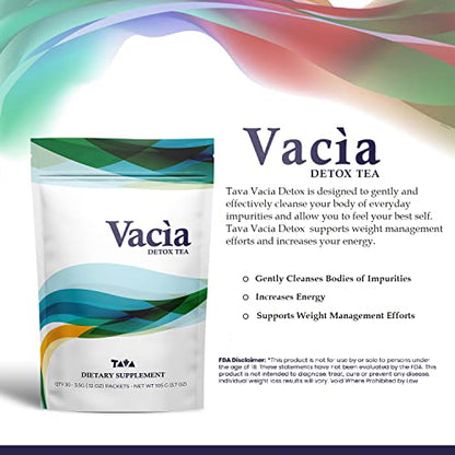 Tava Vacia Detox Tea Supplement, Boosts Energy, Supports Joint Mobility and Immune System TAVABuy Supplements Australia