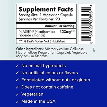 TRU NIAGEN - Patented Nicotinamide Riboside NAD+ Supplement. NR Supports Cellular TRU NIAGENBuy Supplements Australia