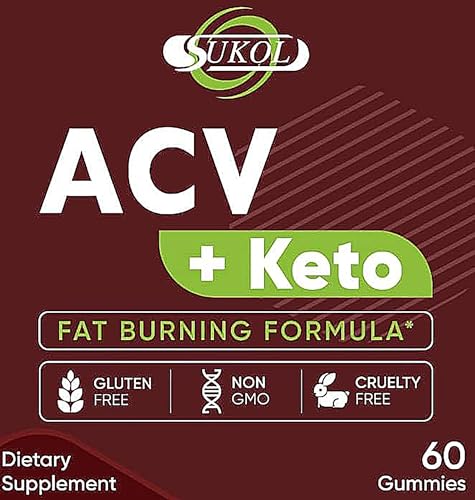 60 Counts Keto ACV Gummies Advanced Formula - Diet Gummies for Women & Men SukolBuy Supplements Australia