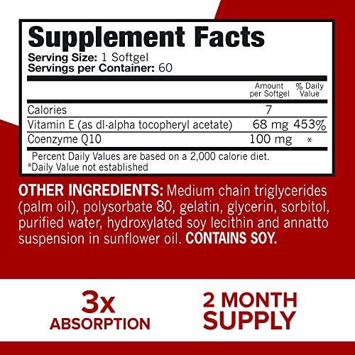 Qunol Ultra CoQ10 100mg Softgels- 3x Better Absorption Coenzyme Q10 Supplements QunolBuy Supplements Australia