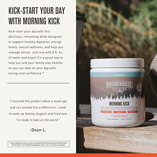 ROUNDHOUSE PROVISION Morning Kick, Powder Supplement for Healthy Digestion ROUNDHOUSE PROVISIONBuy Supplements Australia