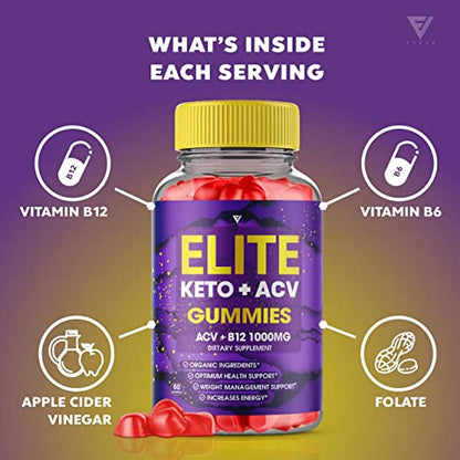 (3 Pack) Elite Keto ACV Gummies AVC, Elite Keto Plus ACV Advanced Weight Loss Gummies FyvusBuy Supplements Australia