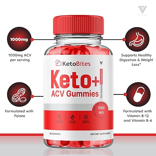 (3 Pack) Keto Bites ACV Gummies, KetoBites Keto ACV Gummies Advanced Weight Loss FyvusBuy Supplements Australia