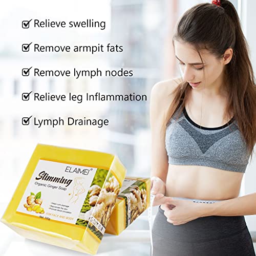 REVIGLAM Ginger Bar Soap, Vegan Slimming Ginger Bath Soap, Effective Weight Loss REVIGLAMBuy Supplements Australia