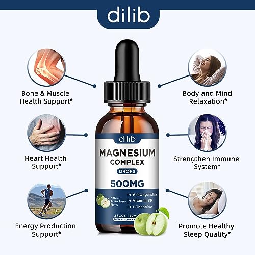 Triple Magnesium Complex Supplement-Magnesium Glycinate, Citrate, Malate Liquid dilibBuy Supplements Australia
