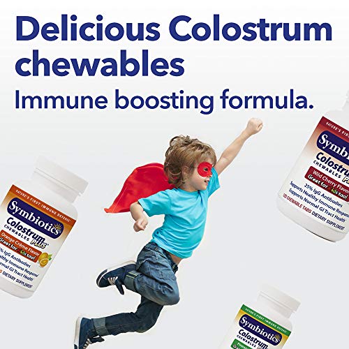 Symbiotics Colostrum 120ct Chewables Plus - Immunity Support for Adult & Kids SymbioticsBuy Supplements Australia