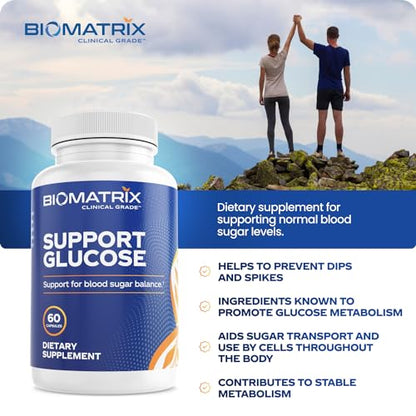 BioMatrix Blood Sugar Support Supplement w/Cinnamon, Gymnema, Lipoic Acid, Vanadyl BioMatrixBuy Supplements Australia