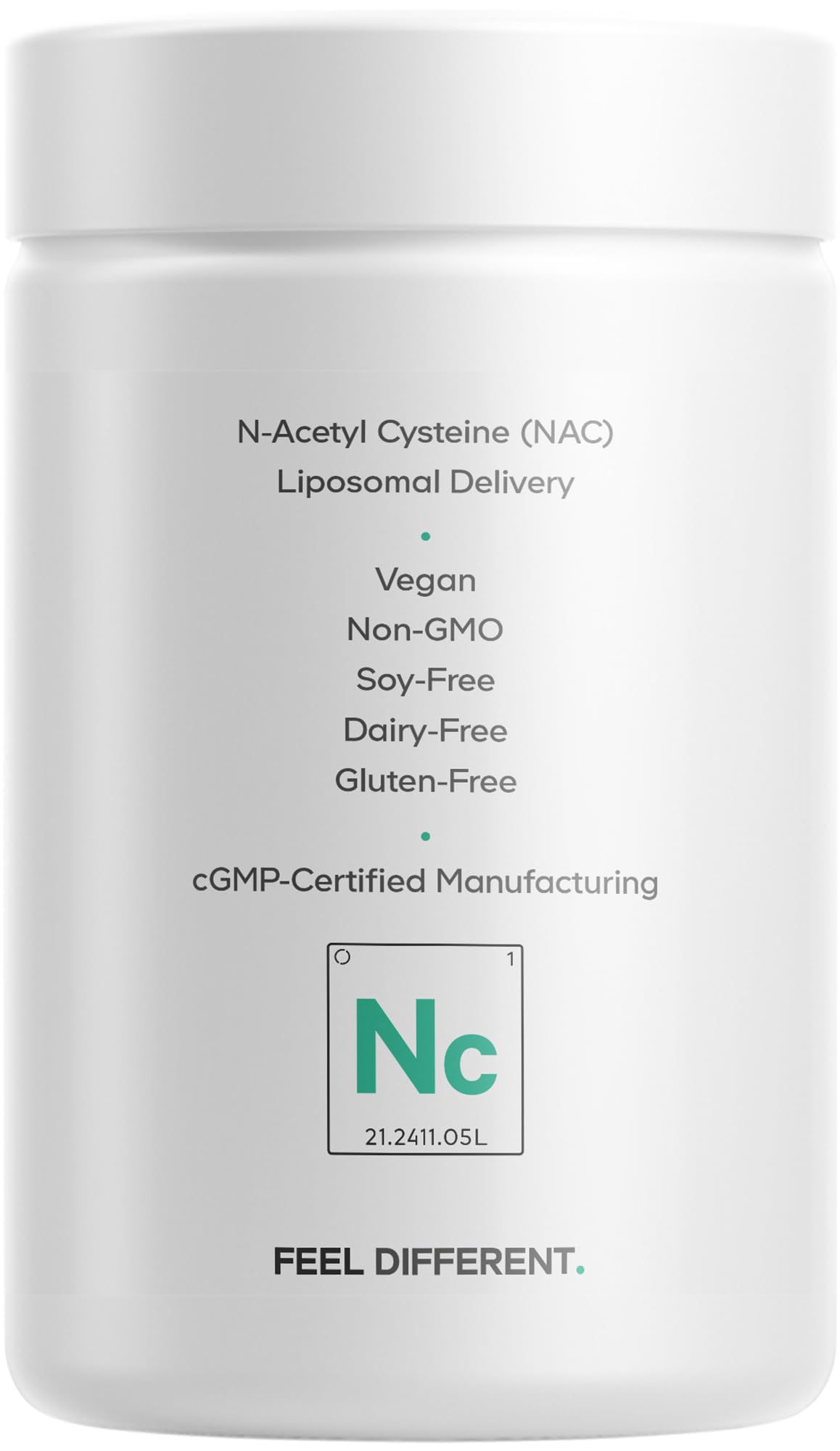 Codeage Liposomal NAC Supplement - N-Acetyl L-Cysteine Amino Acid - 2 Month Supply - Free-Form NAC - Phospholipid Complex - Vegan, Non-GMO, Gluten-Free, Dairy-Free - 120 Capsules CodeageBuy Supplements Australia