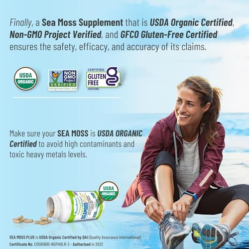 Power By Naturals Sea Moss Plus - USDA Certified Organic Wildcrafted Irish Seamoss Power By NaturalsBuy Supplements Australia