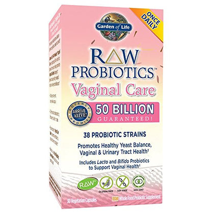 RAW Probiotics Vaginal Care-50 Billion Garden of Life 30 VCaps Garden of LifeBuy Supplements Australia