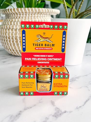 Tiger Balm Pain Relieving Ointment, Extra Strength, 0.63 Ounces (Pack of 3) Tiger BalmBuy Supplements Australia
