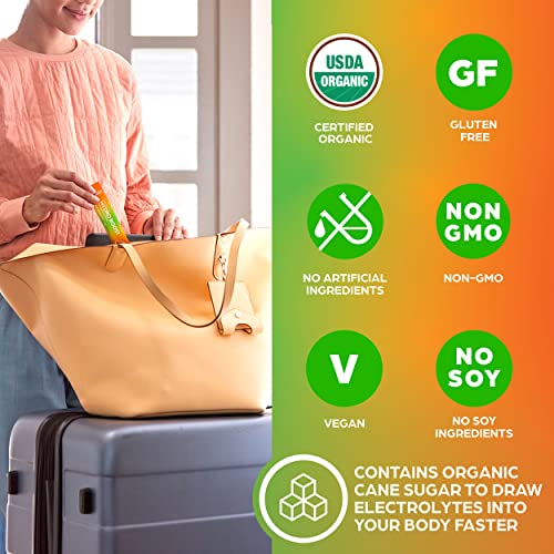 Orgain Organic Hydration Packets, Electrolytes Powder - Variety Pack Hydro