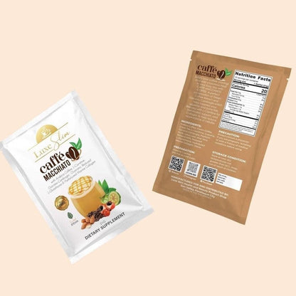 Luxe Slim Cafe Macchiato with Hydrolyzed Collagen & Glutathione, 21g x 10 Sachets, 0.74 Ounce Luxe SlimBuy Supplements Australia