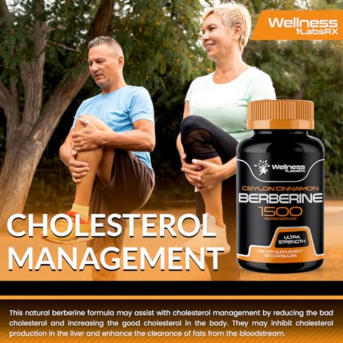 WELLNESS LABSRX Berberine Supplement 1500mg - Liposomal Berberine with Ceylon WELLNESS LABSRXBuy Supplements Australia