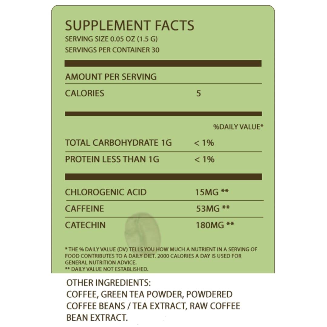 Fine USA Green Tea & Coffee | Clean Energy & Focus | Boost Metabolism | Catechins FINE USABuy Supplements Australia