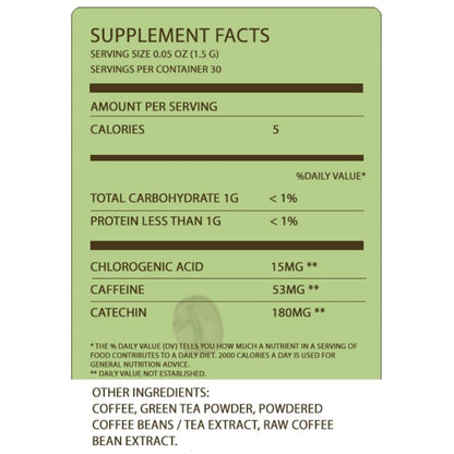 Fine USA Green Tea & Coffee | Clean Energy & Focus | Boost Metabolism | Catechins FINE USABuy Supplements Australia