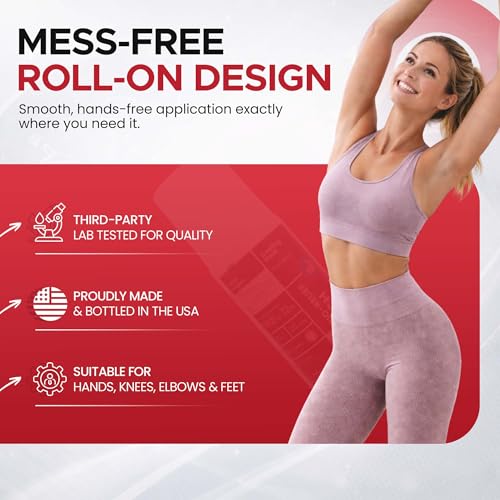 BIO-RELIEF +CH Pain Relief Roll On w 10% Methanol | Highly Effective, Cool & Topical Pain Relief Extra Strength for Arthritis,Muscle,Joint & Back | Easy Roll On Maximum Strength, Made in USA Scientific Solutions GlobalBuy Supplements Australia