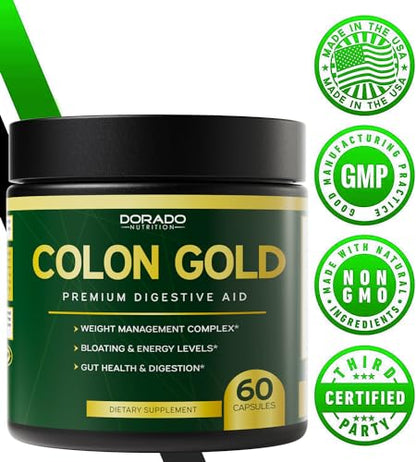 Colon Cleanse and Gut Detox for Weight Management & Digestive Support - Cascara Sagraoda DORADO NUTRITIONBuy Supplements Australia