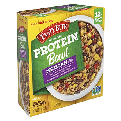TASTY BITE Mexican Protein Bowl, 8.8 Ounce, Pack of 6, Ready to Eat, Microwaveable TASTY BITEBuy Supplements Australia
