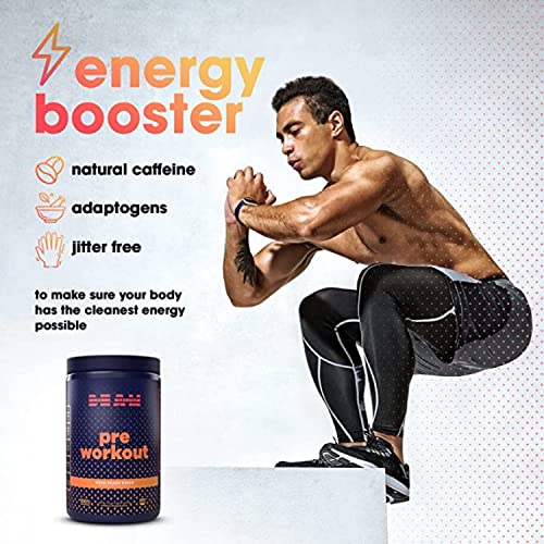 BEAM Pre-Workout Powder | Vegan Energy Booster Powdered Drink with All-Natural BEAMBuy Supplements Australia