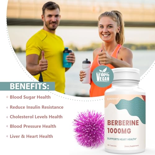 KoNefancy Berberine HCL Supplement 1000mg, High Absorption Berberine Plus Vegan Cap KoNefancyBuy Supplements Australia