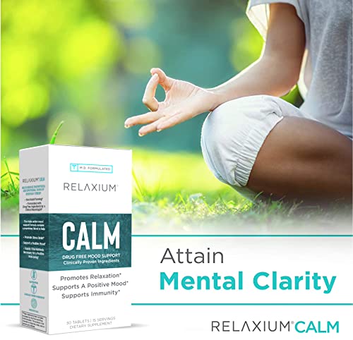 Relaxium Calm, Non-Habit Forming, Stress and Mood Support Supplement RelaxiumBuy Supplements Australia