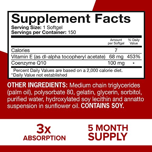 Qunol Ultra CoQ10 100mg Softgels- 3X Better Absorption Coenzyme Q10 Supplements QunolBuy Supplements Australia
