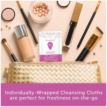 Summer's Eve Feminine Cleansing Cloths | Sensitive Skin | 16 Each | Pack of 2 Pink RhymeBuy Supplements Australia