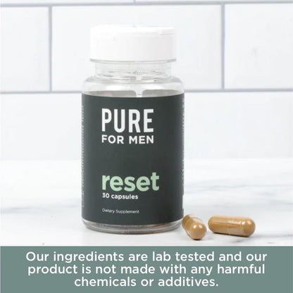 Pure for Men Detox Supplement, Reset | Promotes Digestive & Gut Health Pure for MenBuy Supplements Australia
