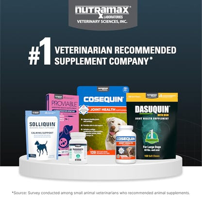 Nutramax Dasuquin for Large Dogs, Joint Health Supplement, Contains Glucosamine for Dogs, Plus Chondroitin, ASU and More, Supports Healthy Joints, Soft Chews, 150 Count Nutramax LaboratoriesBuy Supplements Australia
