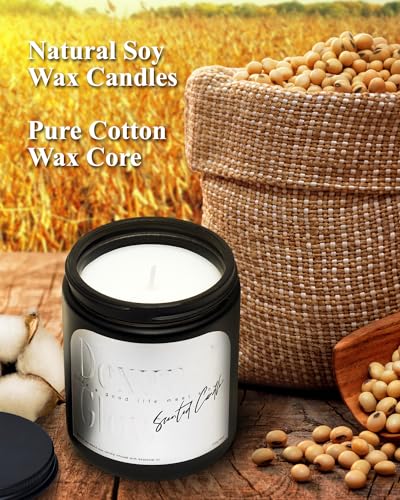 Aromatherapy Candle, Handcrafted with Natural Soy Wax and Essential Oils for Home Scented Dexun GlowBuy Supplements Australia