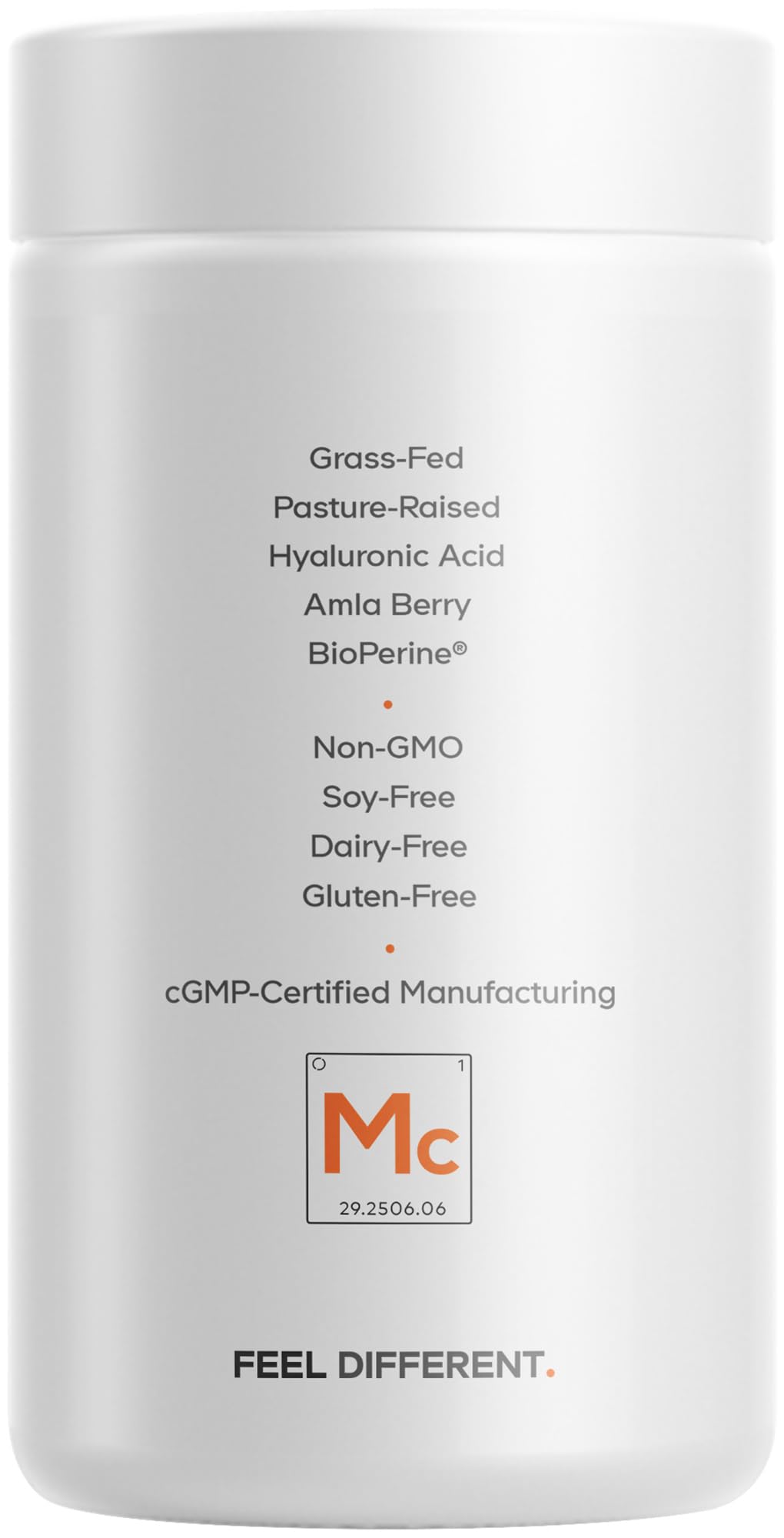 Codeage Multi Collagen+ Supplement with Vitamin C, Biotin 5000 mcg, Hyaluronic Acid, Amla Berry, BioPerine - 5 Types of Collagen Grass-Fed, Pasture-Raised - 2-Month Supply - Non-GMO - 180 Capsules CodeageBuy Supplements Australia