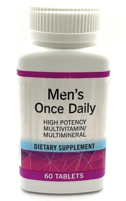 Men’s Gluten Free Once Daily High Potency Multivitamin & Multimineral Supplement 60 Tablets - (Pack of 1) Aus HealthcareBuy Supplements Australia