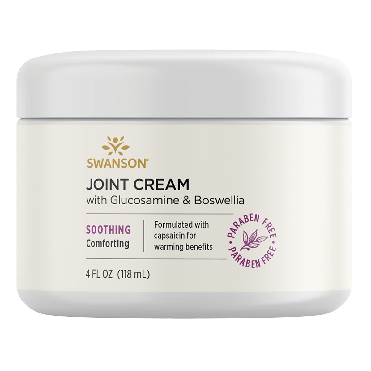 Swanson Joint Cream W/GLUC BOSwansonELLIA 4 FL OZ SwansonBuy Supplements Australia