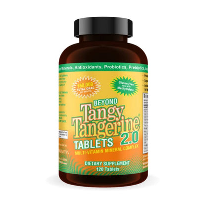 Youngevity Beyond Tangy Tangerine 2.0 Multi-Vitamin & Mineral Complex - Made with Natural & Whole Foods | 160,000 ORAC | 120 Tablets | 1 Bottle YoungevityBuy Supplements Australia