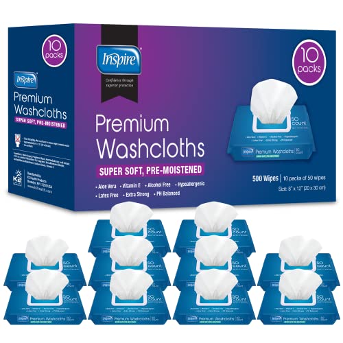 Inspire Adult Wet Wipes, Adult Wash Cloths, Adult Wipes for Incontinence InspireBuy Supplements Australia