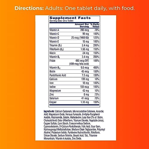 ONE A DAY Womens Complete Daily Multivitamin with Vitamin A, B , C, D, and E, Calcium ONE A DAYBuy Supplements Australia