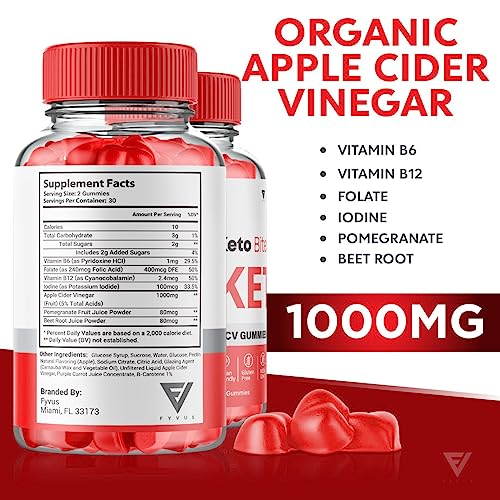 (2 Pack) Keto Bites ACV Gummies, KetoBites Keto ACV Gummies Advanced Weight Loss FyvusBuy Supplements Australia