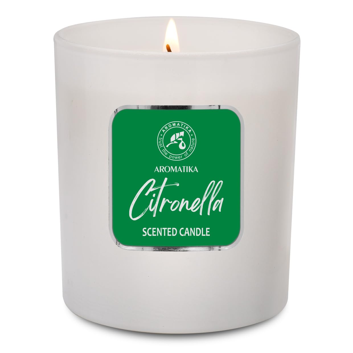 Scented Candle Citronella 200g - Aromatherapy Candle - Soy Wax Candles for Home Scented AROMATIKABuy Supplements Australia