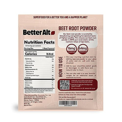Better Alt Beet Root Powder - 16oz, 100% Natural Nitric Oxide Booster, Beet Juice Powder Better AltBuy Supplements Australia