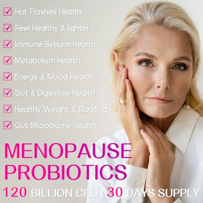 120 Billion CFU Probiotic - Menopause Support Probiotics for Women, 13-in-1 Natural NegimaBuy Supplements Australia