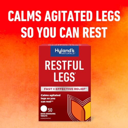 Hyland's Naturals Restful Legs Tablets, Natural Itching, Crawling, Tingling & Leg Jerk Relief, Quick Dissolving Hyland'sBuy Supplements Australia